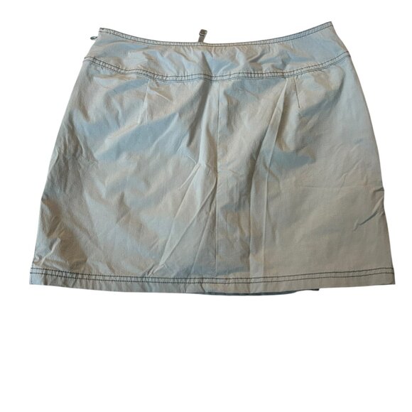 Te Verde Women’s Gray Skort Size M Athletic Stretch Golf Tennis Resort Wear - Picture 3 of 4